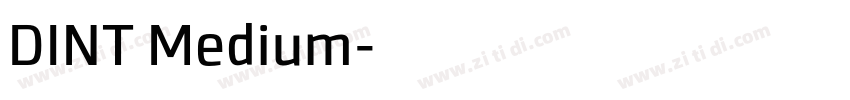 DINT Medium字体转换